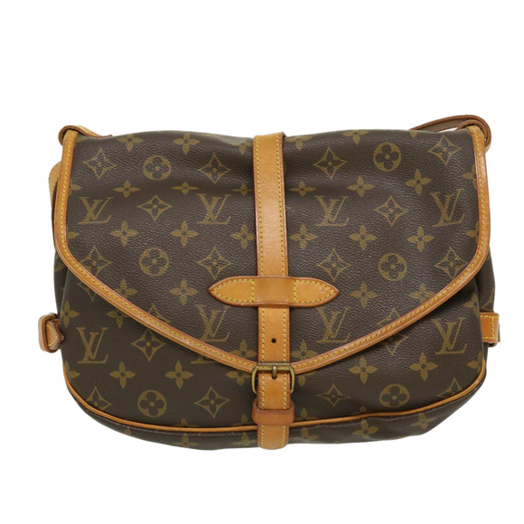 LOUIS VUITTON Monogram Saumur 30 Shoulder Bag M42256 LV Auth 29987 - Picture 13 of 16